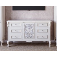 Casa Verdi chest of drawers made of solid ash 130 x 50 x 105 cm. Photo 1